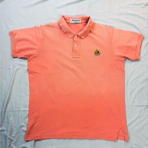 Burberry Men's Vintage Polo in Coral size XL